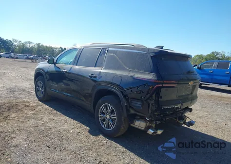 2025 Chevrolet Traverse Awd Lt из США, поврежденный, VIN 1GNEVGRSXSJ205270